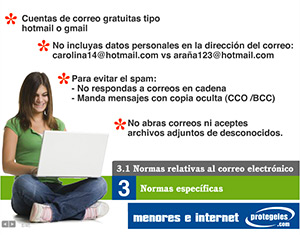 Menores en internet